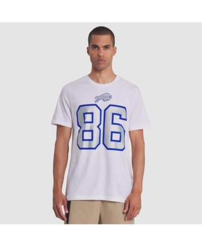 Nike Men's Dalton Kincaid White Buffalo Bills 2025 Rivalries Collection Player Name & Number T-Shirt