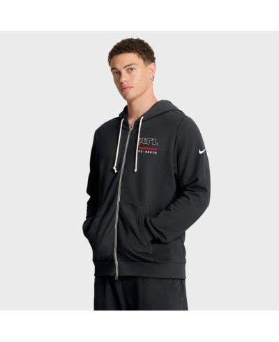 Nike Men's Black Atlanta Falcons Sideline Standard Issue Utility Player Dri-FIT Full-Zip Hoodie