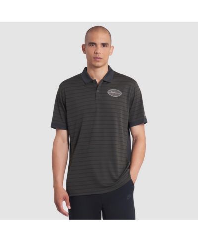 Мужская поло Nike New York Jets 2025 Rivalries Collection Sideline Victory Striped Dri-FIT Gotham Green