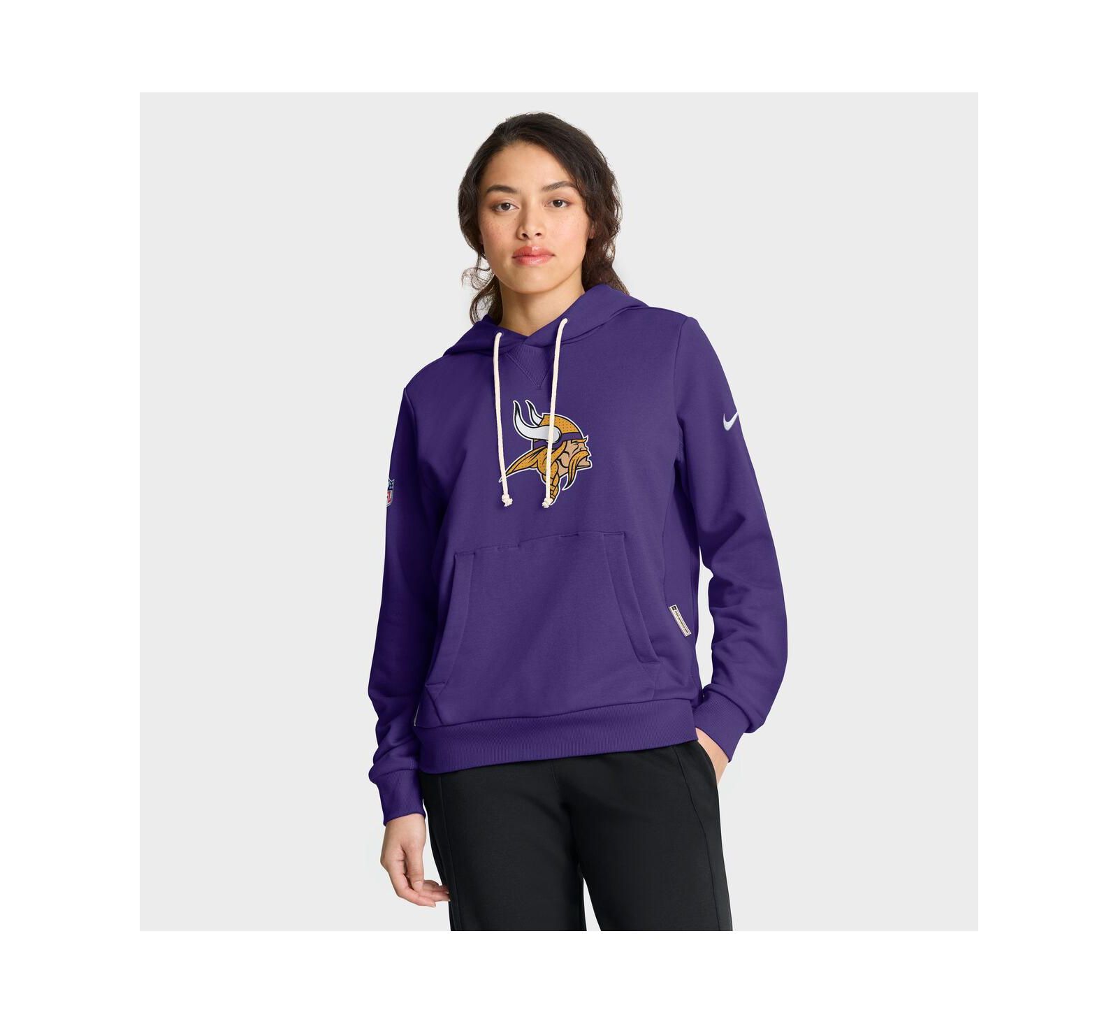 Nike Women's Purple Minnesota Vikings Sideline Standard Issue Initial Home Dri-FIT Hoodie