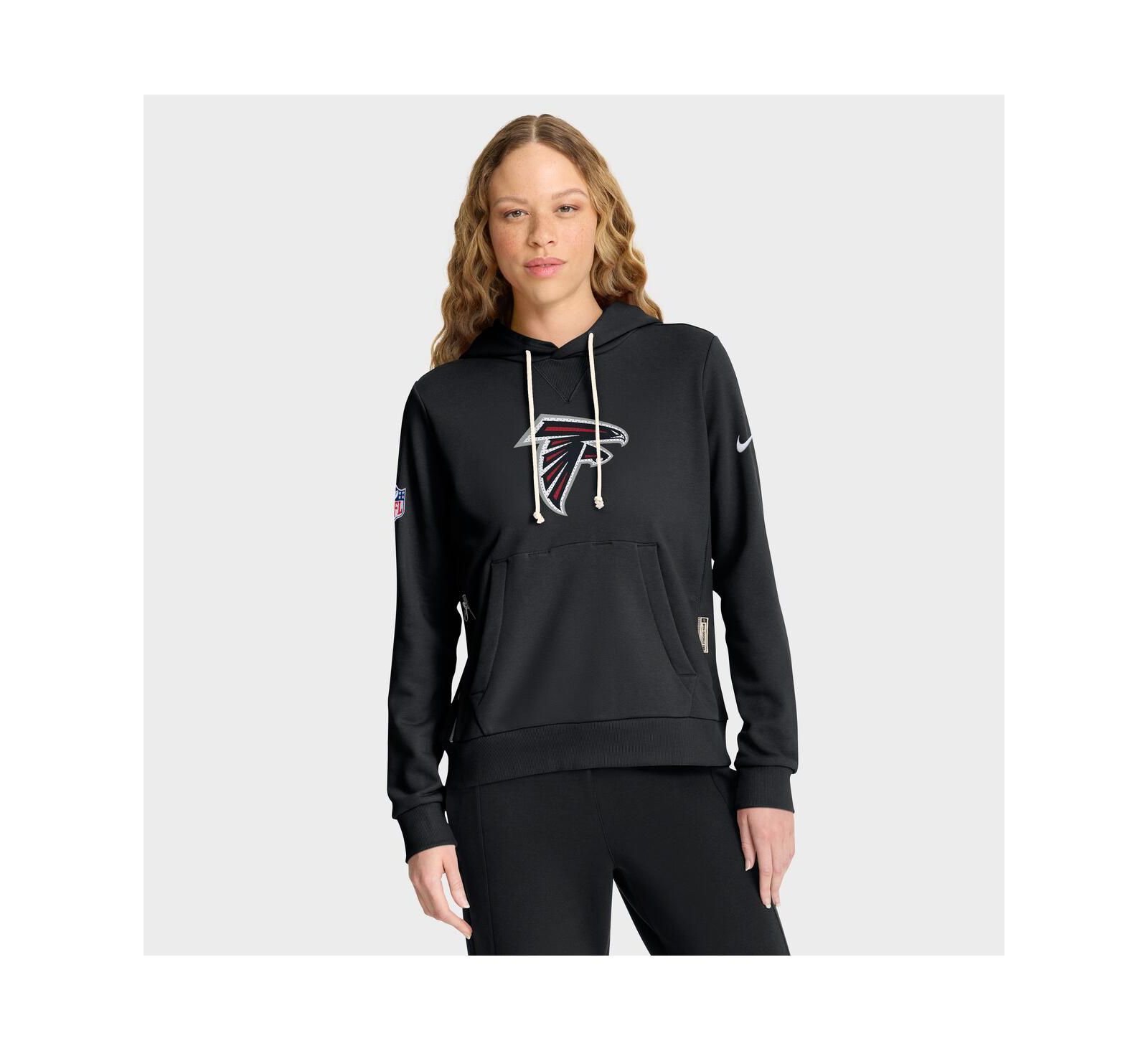Женская толстовка Nike Atlanta Falcons Sideline Standard Issue Dri-FIT черная