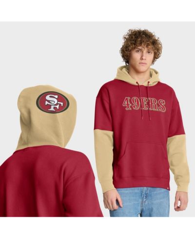 Мужское худи Fanatics Men's Scarlet San Francisco 49ers Helmet Pullover