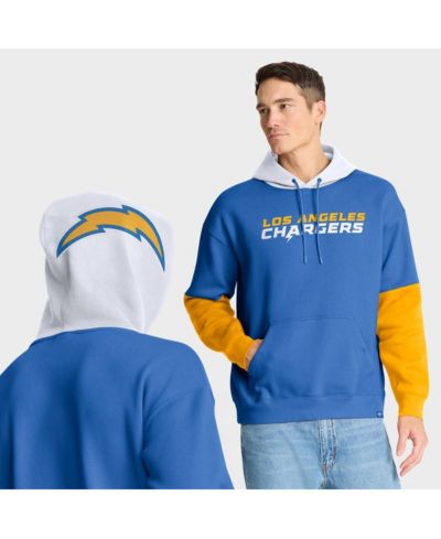 Мужское худи Fanatics Powder Blue Los Angeles Chargers Helmet Pullover