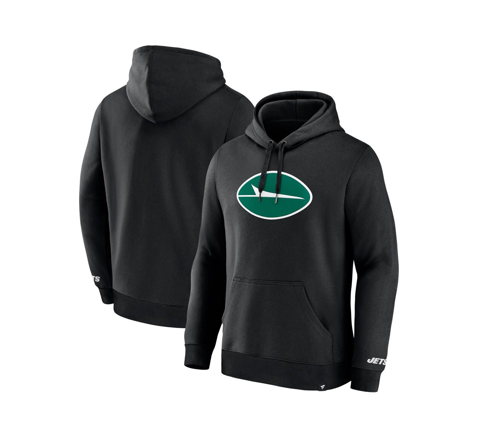 Fanatics Мужское худи New York Jets Black Legacy Fleece