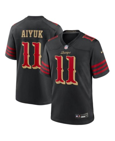 Nike Men's Brandon Aiyuk Black San Francisco 49ers 2025 Rivalries Collection Game Jersey