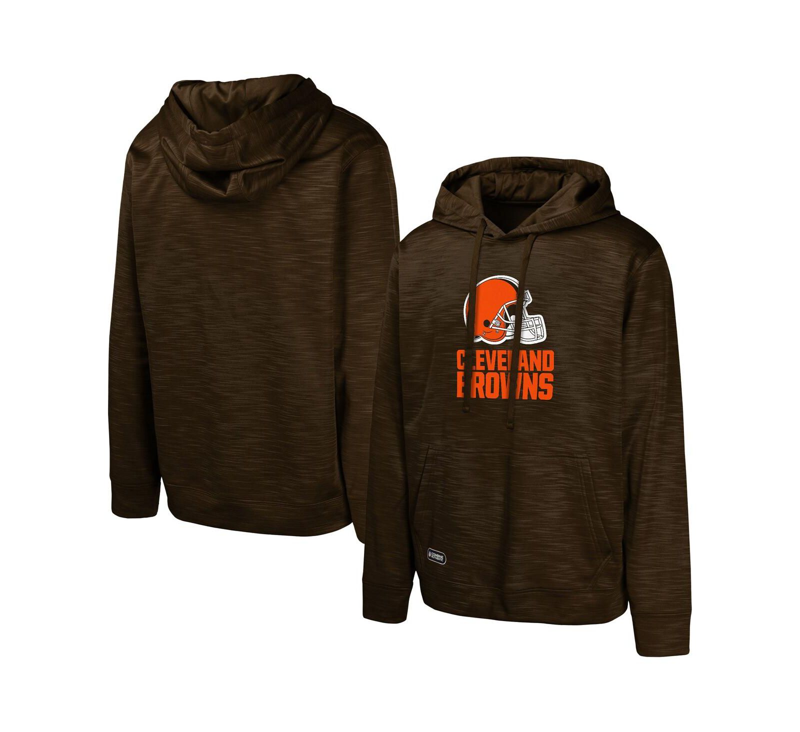 Мужское худи Outerstuff Brown Cleveland Browns Streak Fleece Pullover