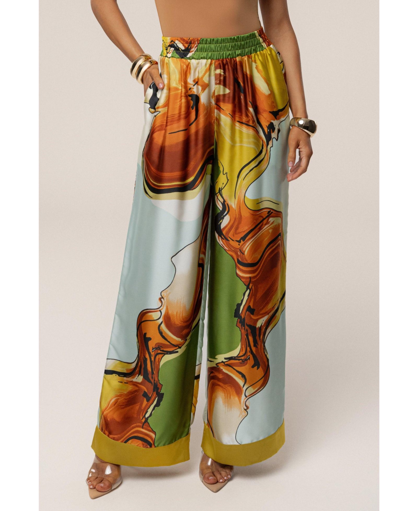 JLUXLABEL Women's Jet Set Wide Leg Pants