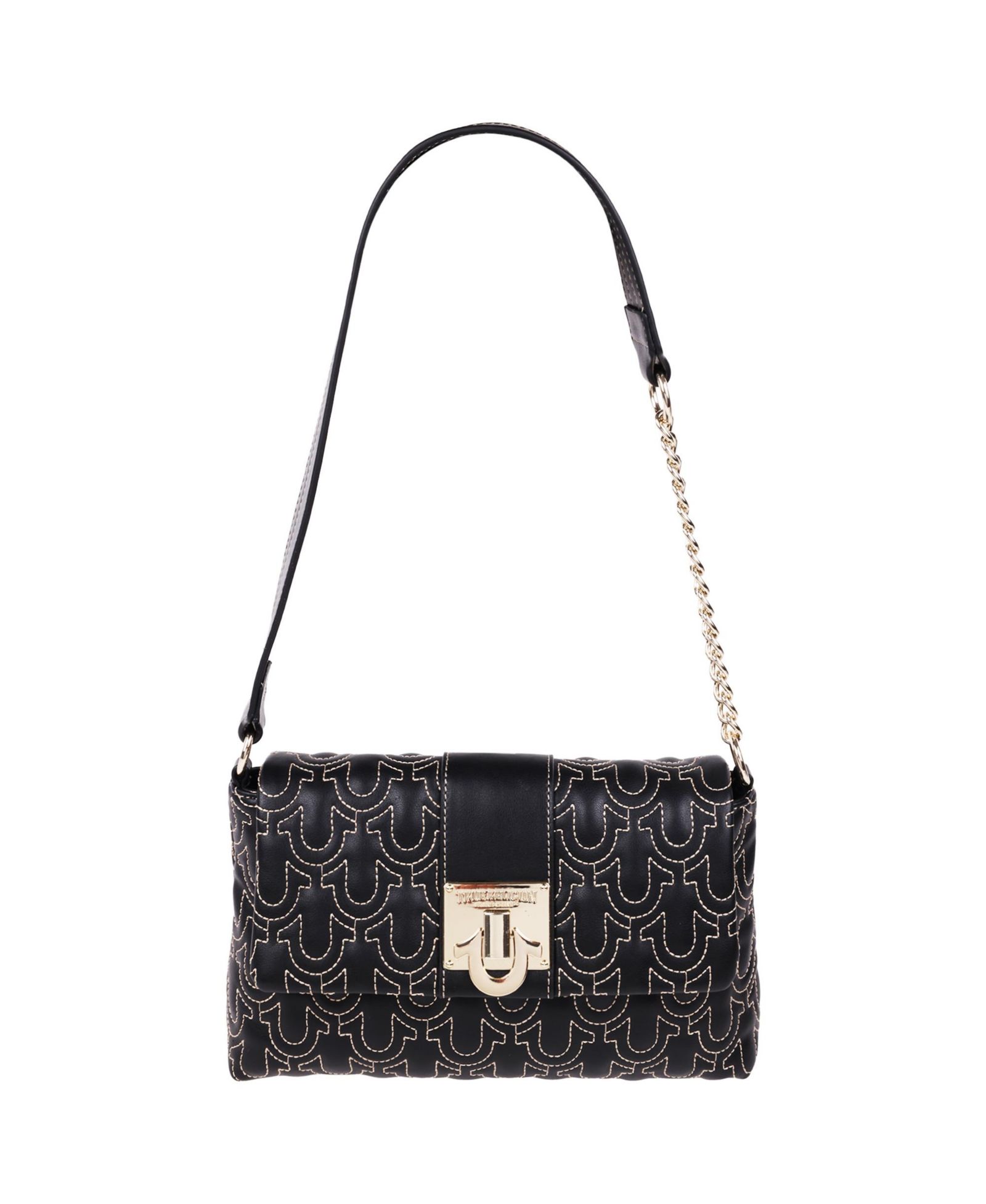 Женская сумка на плечо True Religion Horseshoe Quilt с логотипом-плашкой