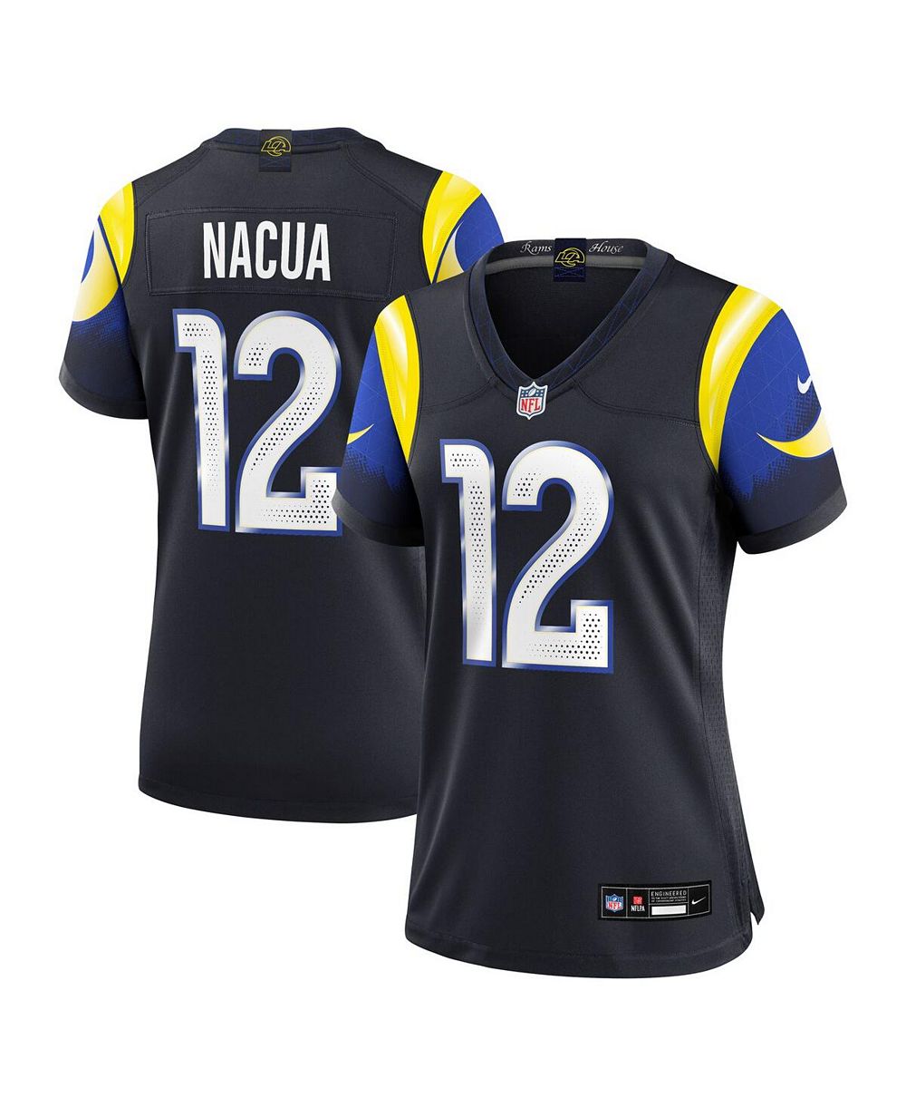 Женская игровая джерси Nike Midnight Blue Los Angeles Rams 2025 Rivalries Collection, цвет темно-синий
