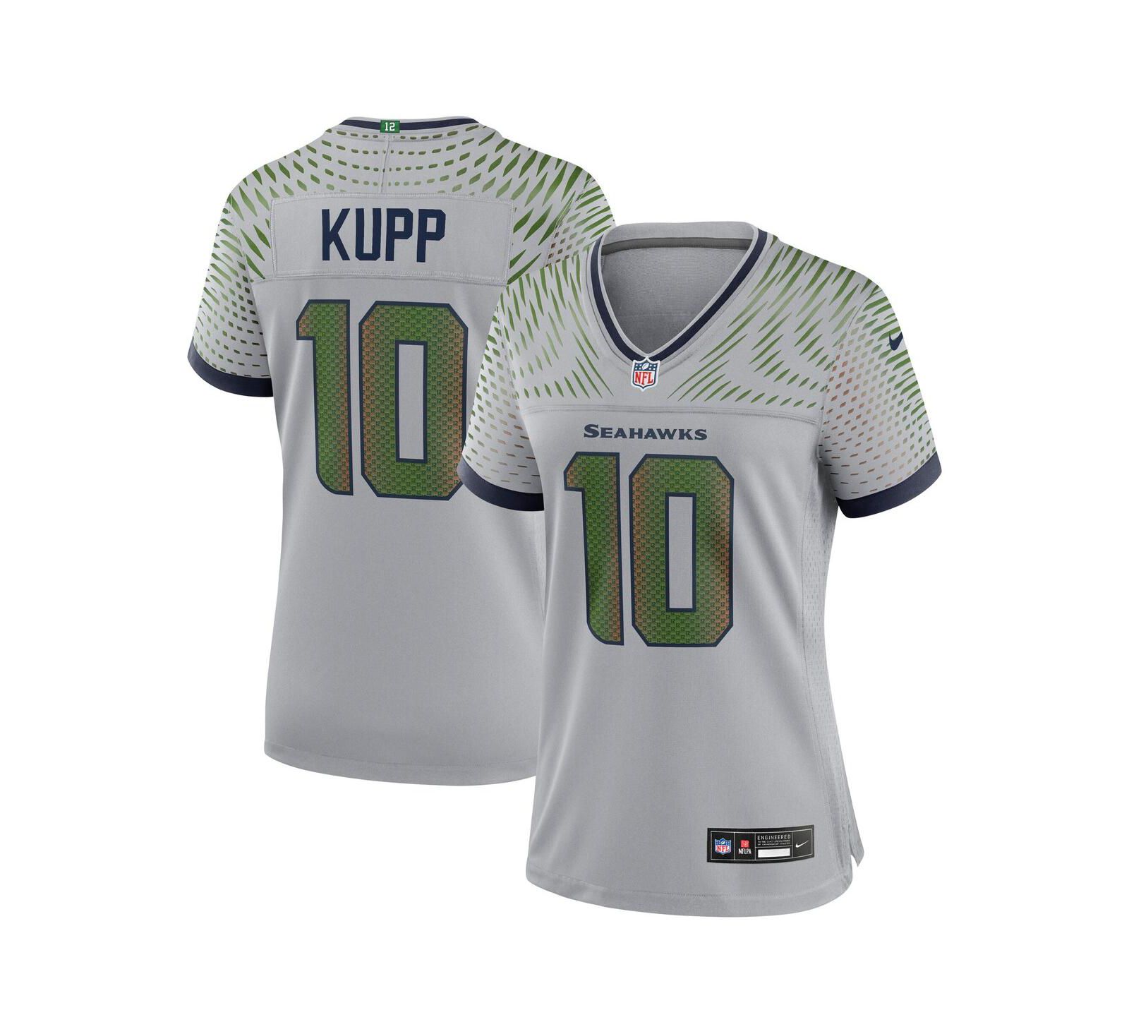 Nike Women's Cooper Kupp Wolf Gray Seattle Seahawks 2025 Rivalries Collection Game Jersey