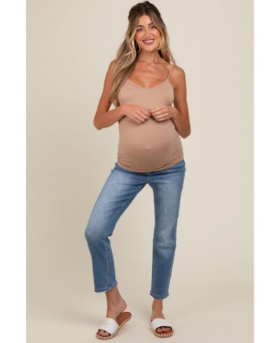 Женские джинсы Pinkblush Blue Slim Straight Ankle Crop