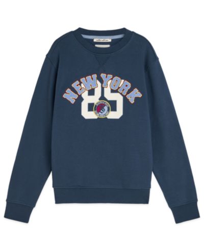 SCOTCH & SODA Детское худи из флиса с графическим принтом, длинный рукав, размер 4T-7
