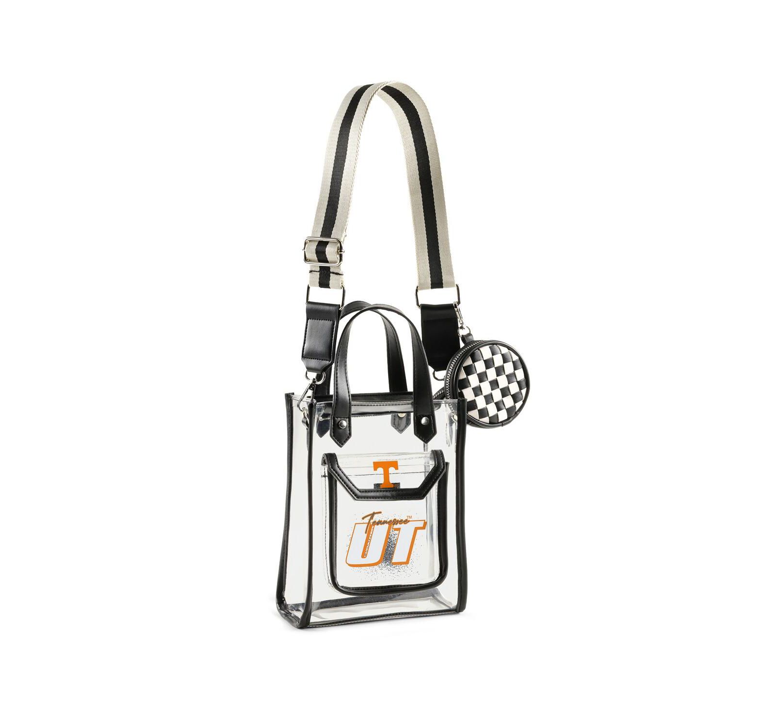 WEAR by Erin Andrews Tennessee Volunteers Clear Stadium Crossbody Purse with Coin Pouch