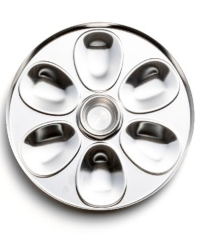 Outset Stainless Steel Round Oyster Plate