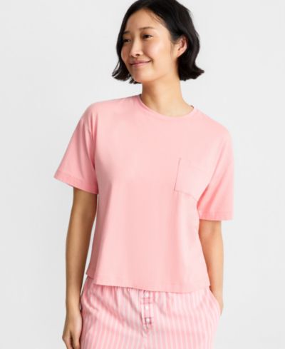 Женский хлопковый топ State of Day Solid Sleep Tee