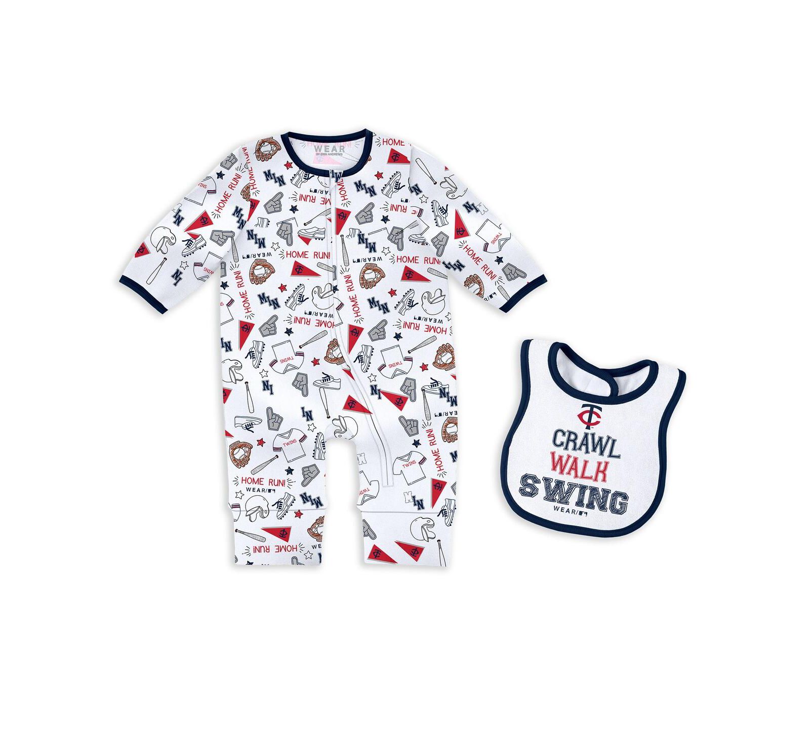 Детский комплект для сна WEAR by Erin Andrews Minnesota Twins