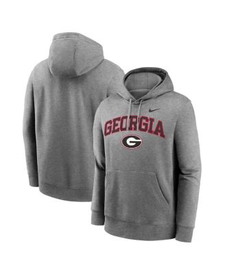 Мужское худи Nike Georgia Bulldogs Club Fleece Arch, серое