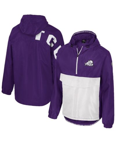 Colosseum Men's Purple TCU Horned Frogs Reloaded Anorak Half-Zip Jacket