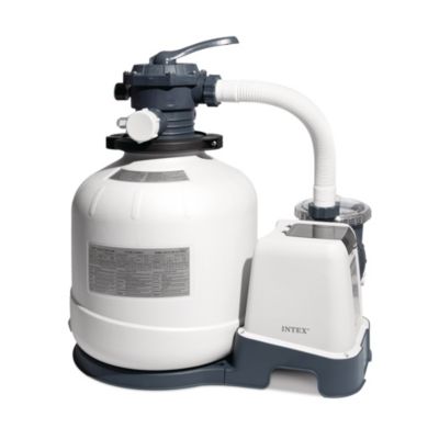 Intex 26651EG 3,000 GPH Above Ground Pool Sand Filter Pump with Automatic Timer