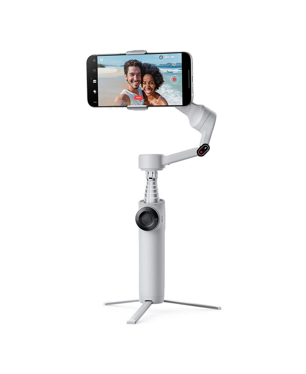 Стабилизатор для смартфона Insta360 Flow 2 с ИИ, 3 оси, каменный серый