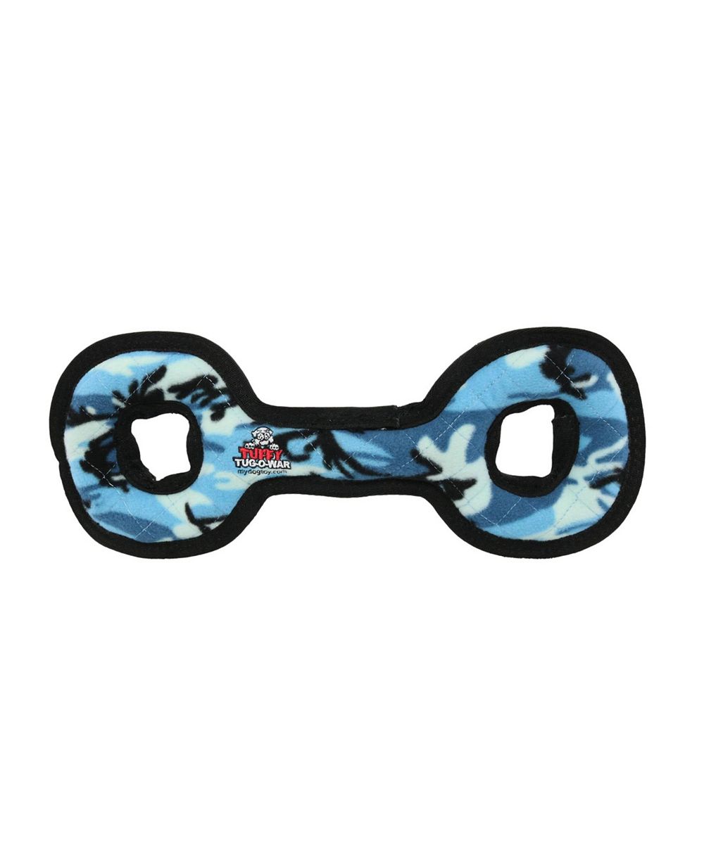Игрушка для собак Tuffy Medium Tug-O-War Camo Blue, прочный плюшевый пищалка