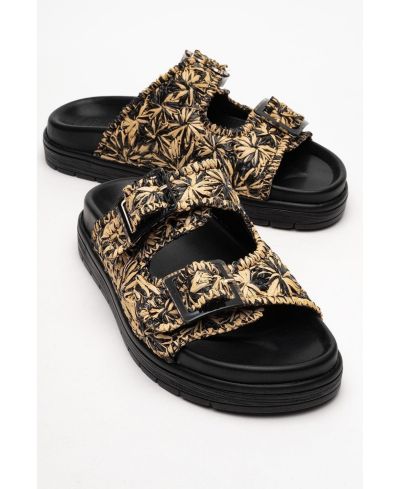 Женские кожаные сандалии Forever & Always Shoes Milana с двойным ремешком