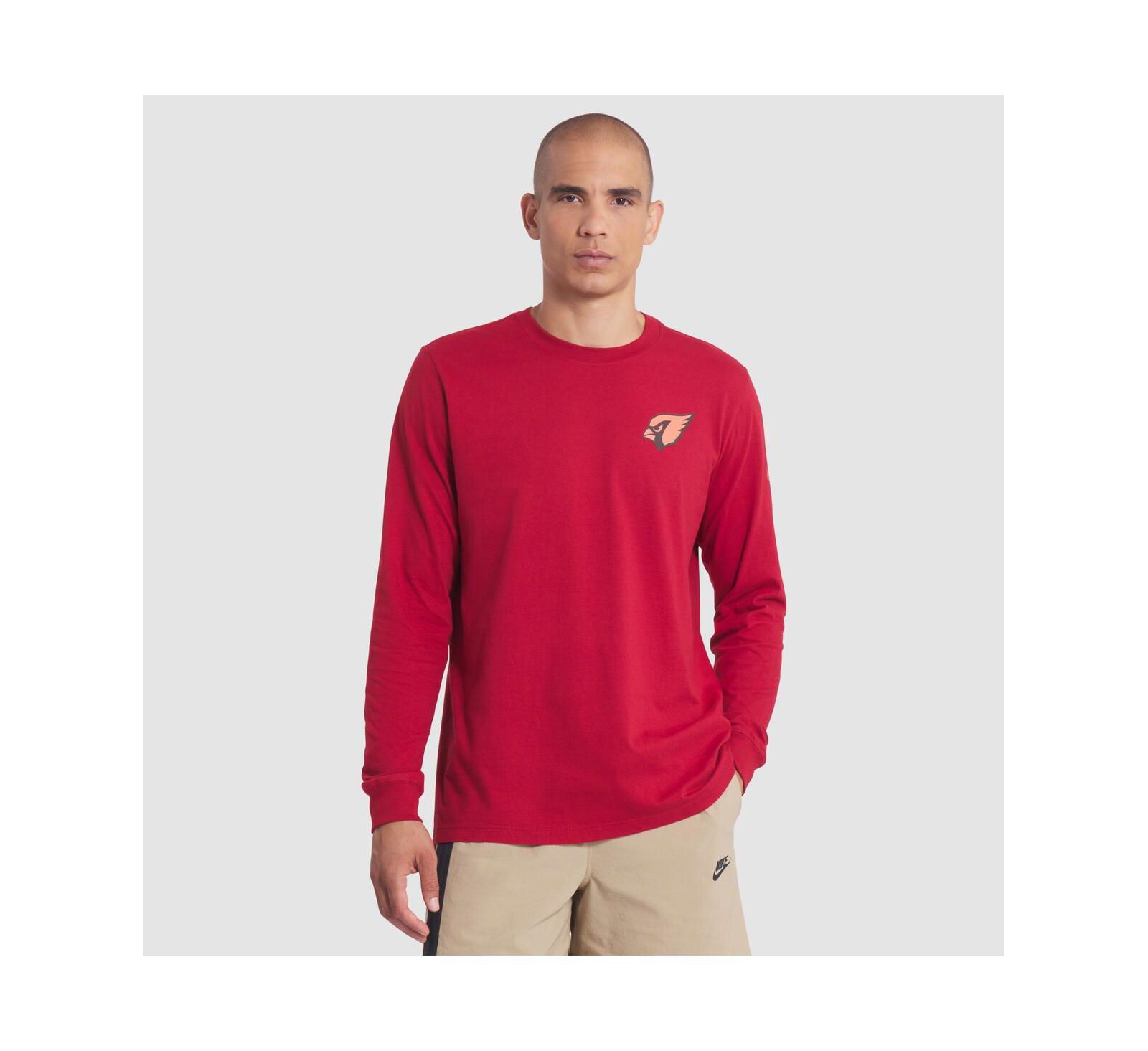 Мужская футболка Nike Arizona Cardinals 2025 Rivalries Collection Essential с длинным рукавом, красная
