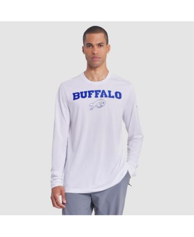 Nike Men's White Buffalo Bills 2025 Rivalries Collection Sideline Legend Dri-FIT Long Sleeve T-Shirt