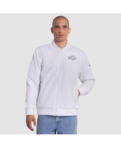 Nike Men's White Buffalo Bills 2025 Rivalries Collection Sideline Full-Zip Bomber Jacket
