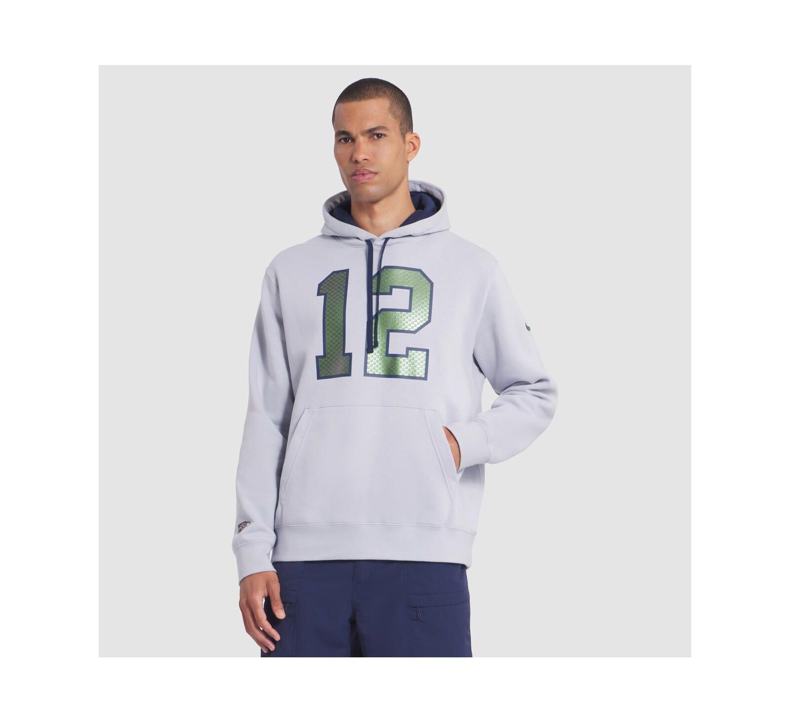 Мужское худи Nike Seattle Seahawks 2025 Rivalries Collection Club серое