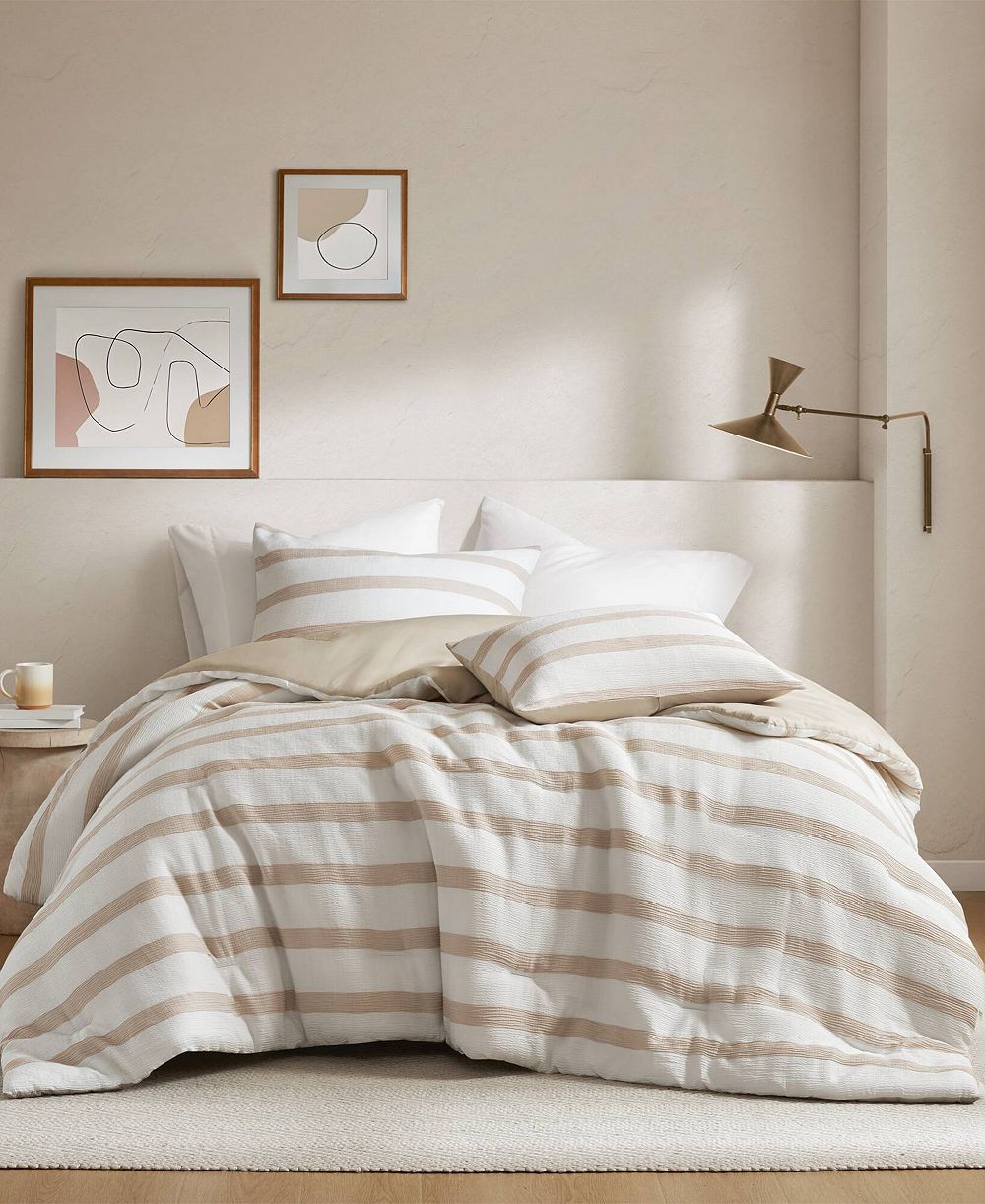 510 Design Merritt Yarn-Dyed Striped 3-Pc. Comforter Set, Full/Queen