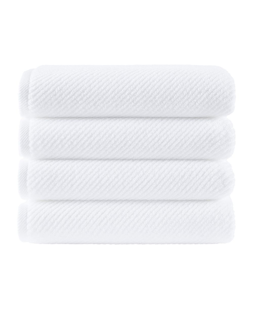 Madison Park Diagonal Ribbed Cotton 4-Pc. Bath Towel Set