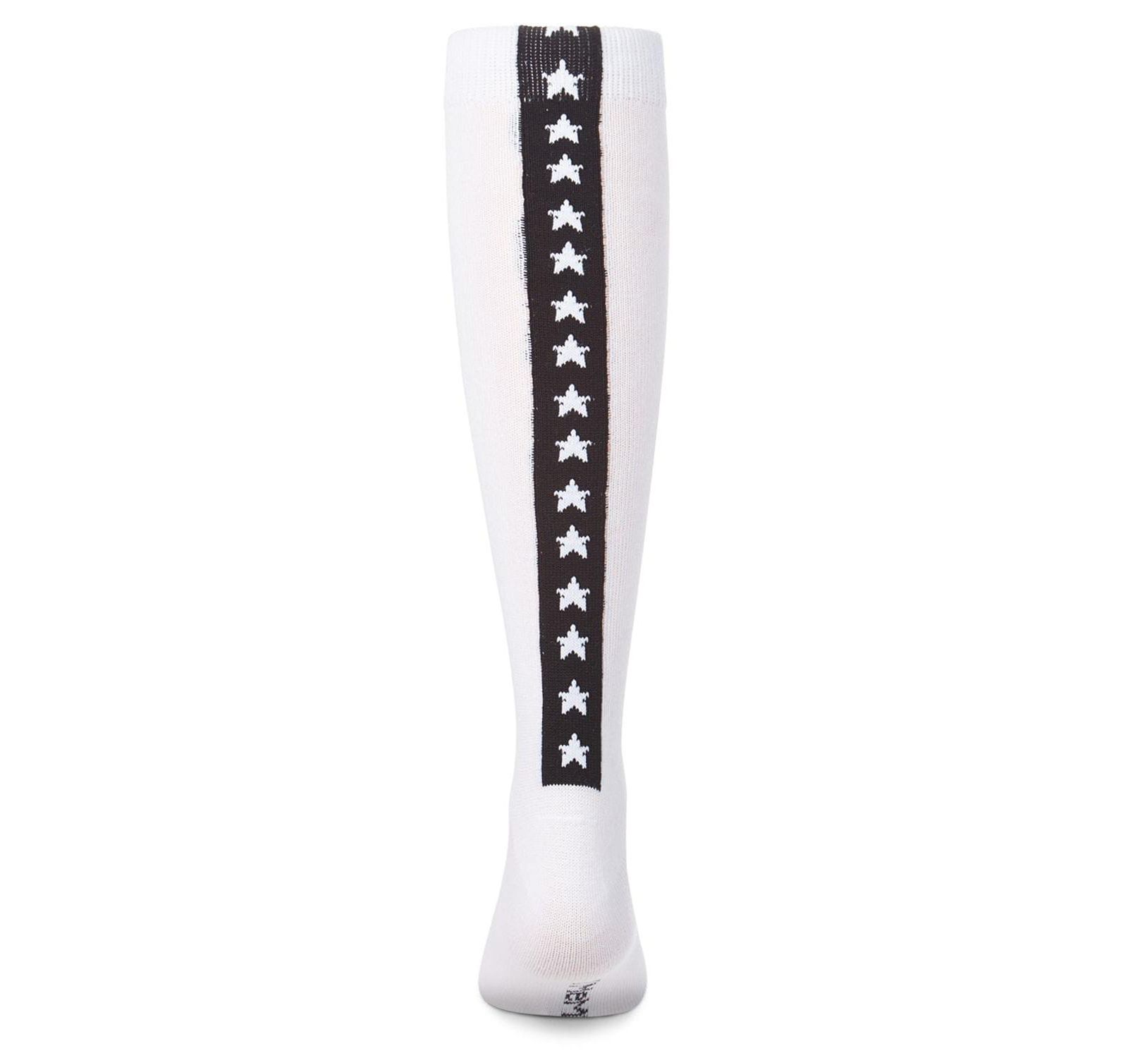 MeMoi Big Girls Star Backed Knee High Socks
