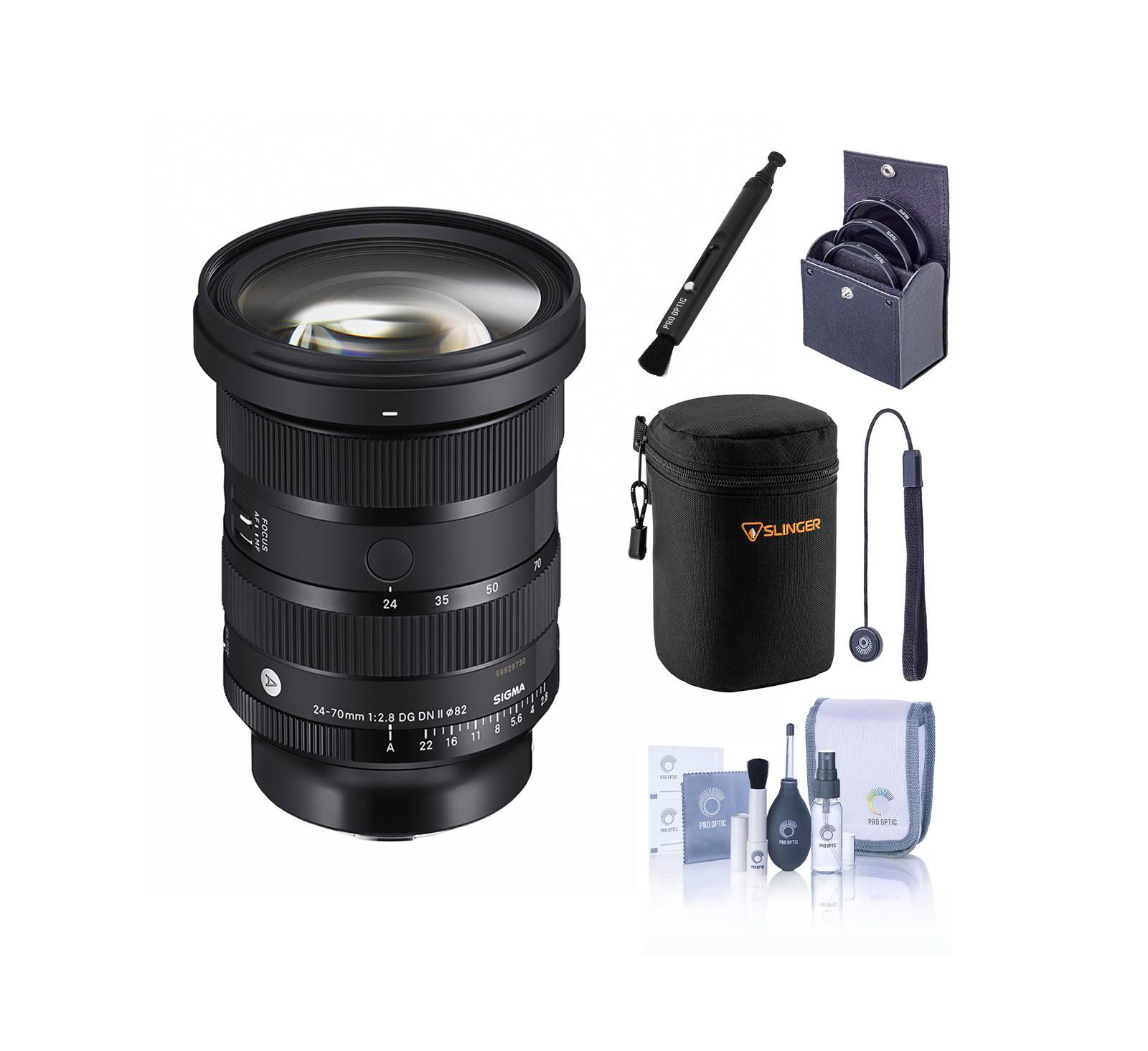 Sigma 24-70mm f/2.8 DG DN II Art Lens for L Mount, Bundle w/Included Value