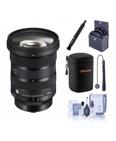 Объектив Sigma 24-70mm f/2.8 DG DN II Art для L Mount, комплект с фильтром 82mm, мягким кейсом, очистителем и крышкой