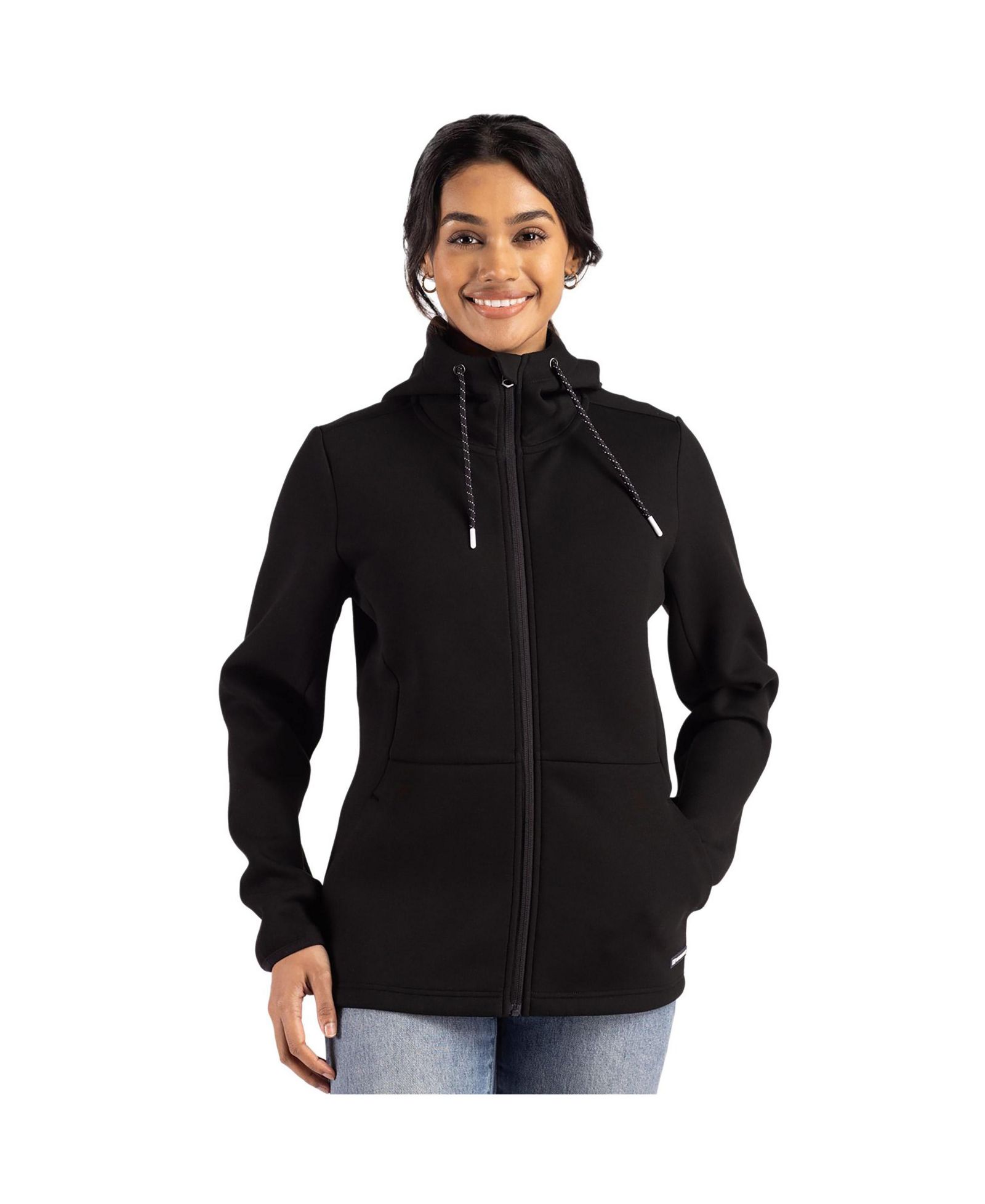 Женская куртка Cutter & Buck Roam Epic Comfort Recycled Full Zip Hooded Jacket