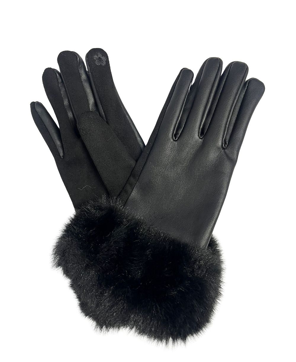 Marcus Adler  Leather Glove With  Cuff