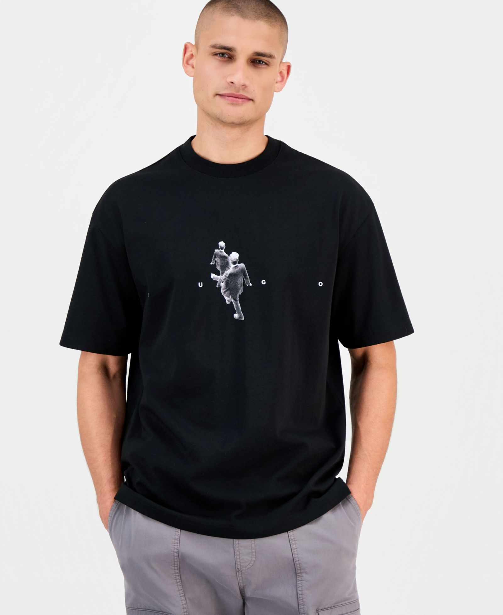 Мужская футболка HUGO by Hugo Boss Dollo с коротким рукавом и логотипом