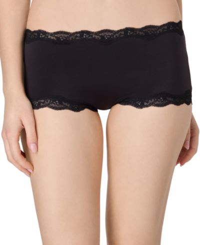Maidenform Женские трусики-шорты с кружевом, Mid-Rise