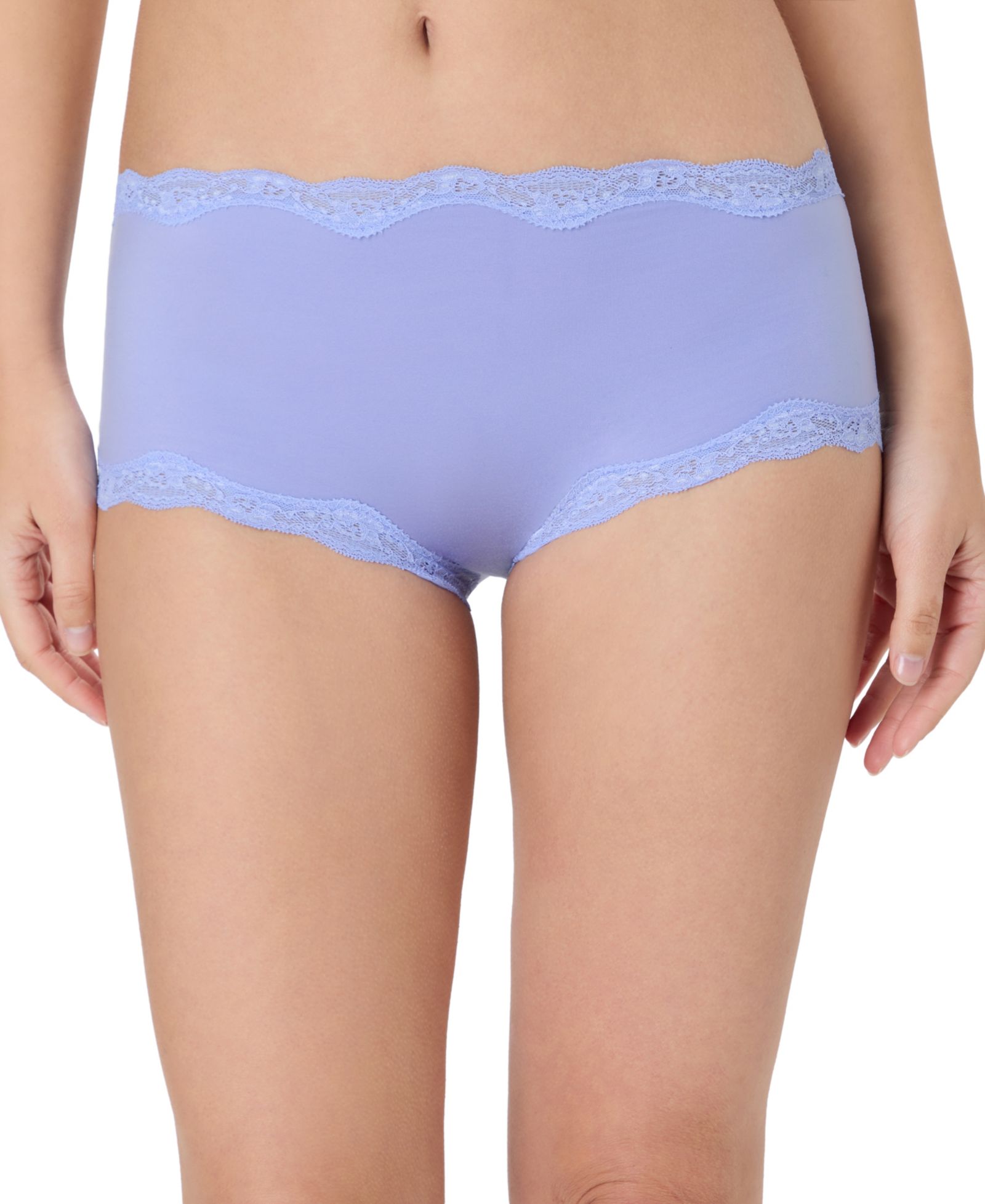 Maidenform Women's Everyday Pretty Lace Mid-Rise Boyshort Panty DMPLBS