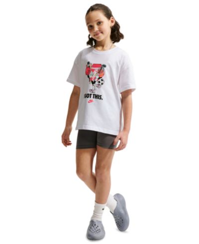 Nike Girls' Sportswear 7-16 Short-Sleeve T-Shirt