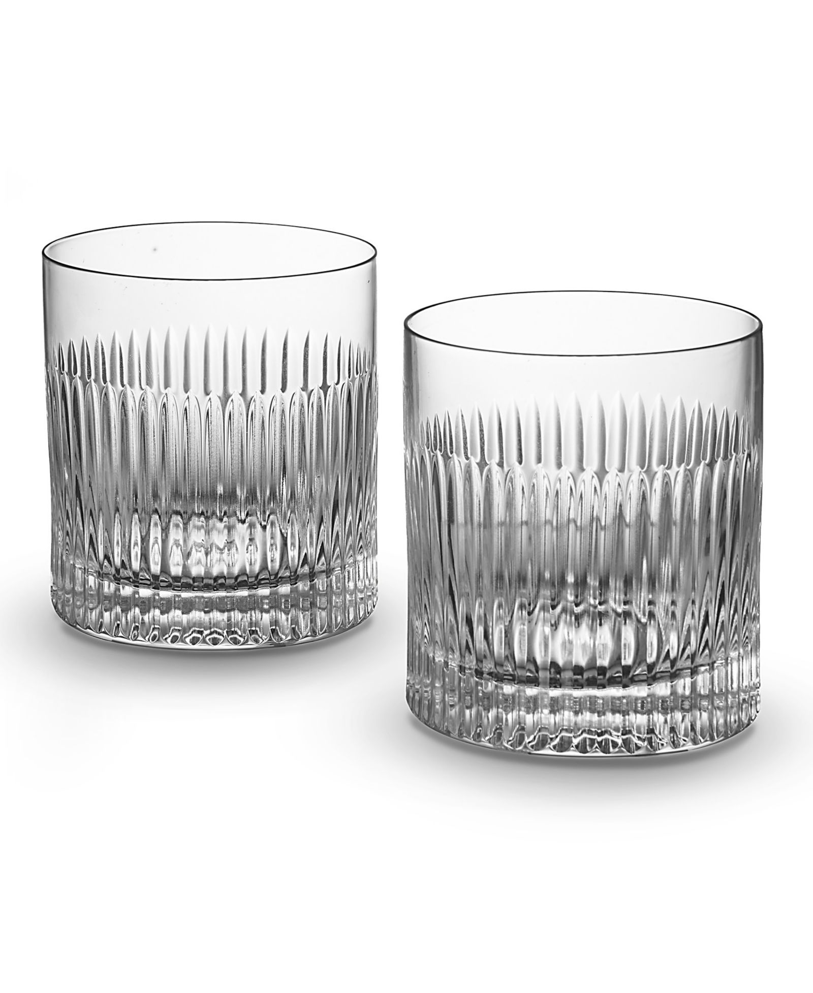 Philip Whitney Apex Double Old-Fashioned Glass, Set of 2