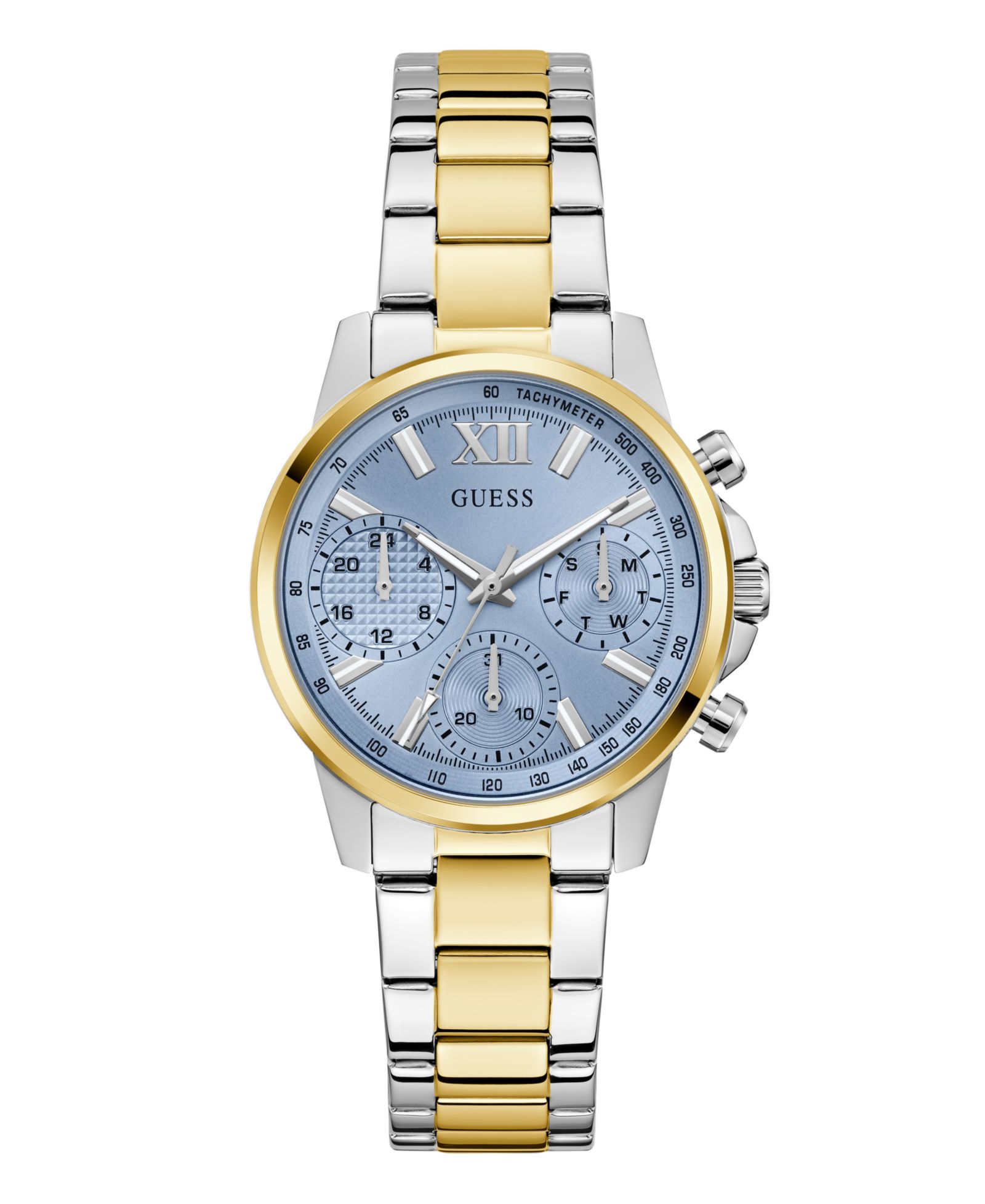 GUESS Women's Two-Tone Multi-Function Watch, 36mm