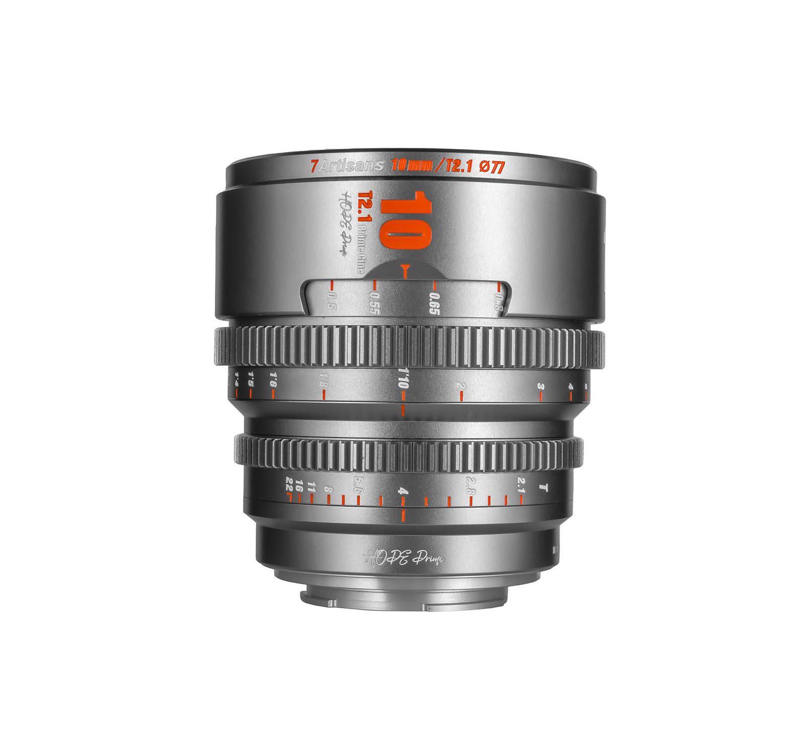Кинообъектив 7 Artisans Hope Series 10mm T2.1 Super 35 для крепления Canon EOS R