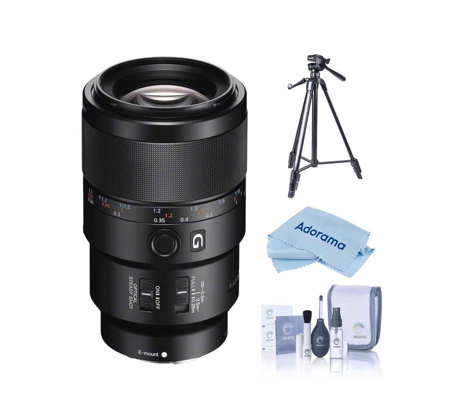 Sony FE 90mm f/2.8 Macro G OSS Lens Bundle for Sony E-Mount Cameras
