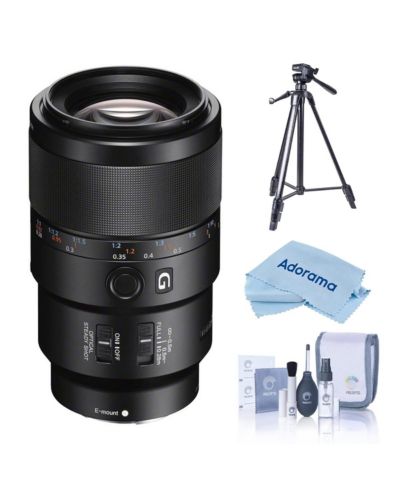Sony FE 90mm f/2.8 Macro G OSS Lens Bundle for Sony E-Mount Cameras