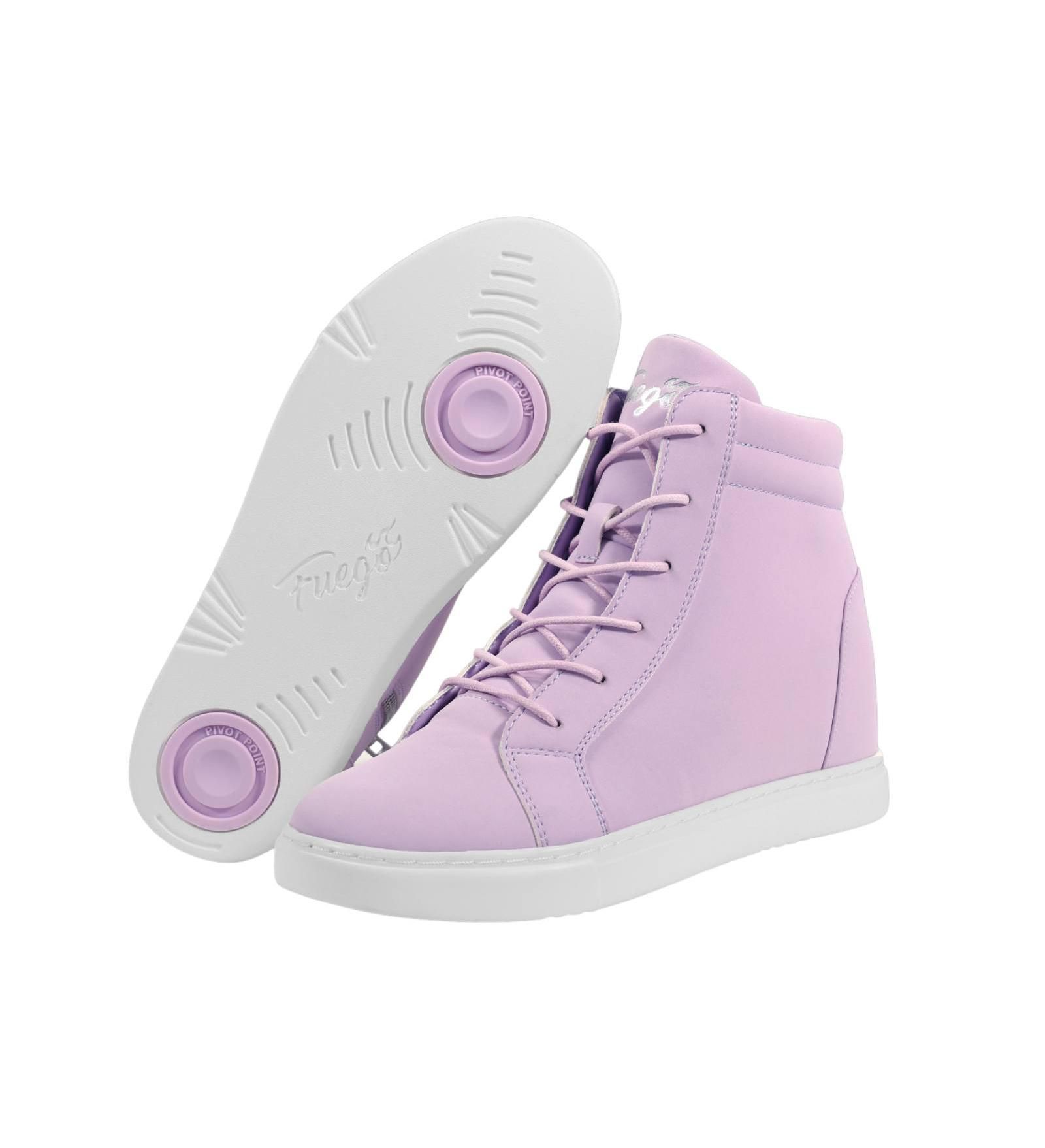 Women's Lavender Wedge Sneaker