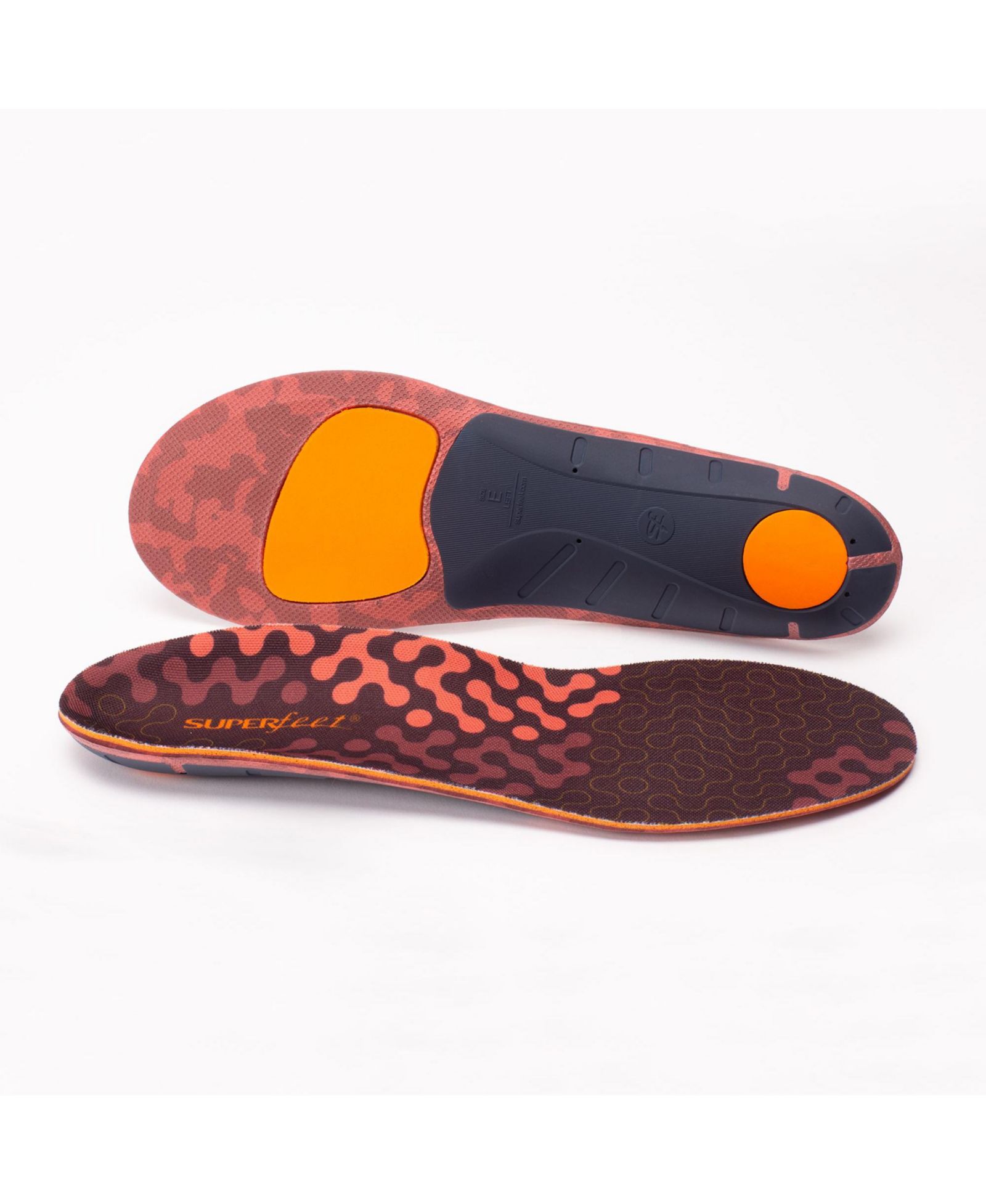 Superfeet Men's Adapt Run Flexible Shoe Inserts & Athletic Running Insoles, Tandori Spice, 5.5-7 Men / 6.5-8 Women