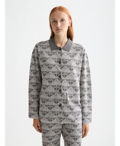 Женский вязаный жакет SCOTCH & SODA Jacquard