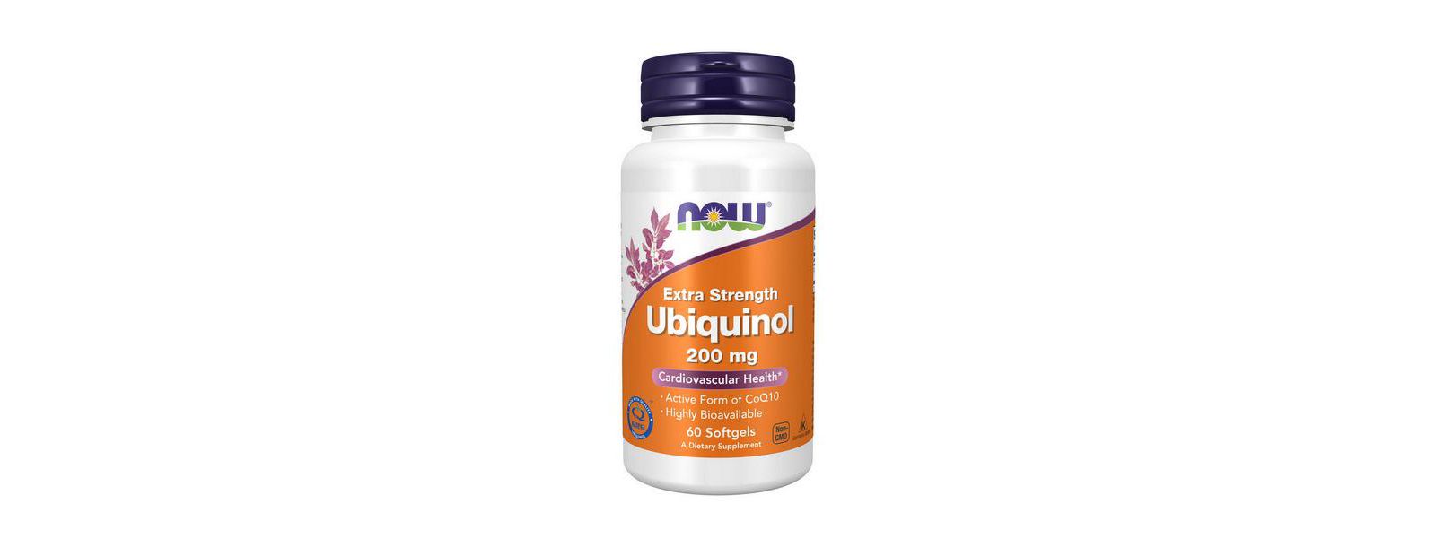 БАД NOW Foods Ubiquinol Extra Strength, 200 mg, 60 Softgels